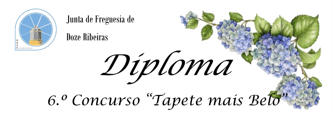 Comemorações do Dia da Freguesia - Entrega dos Diplomas Concurso "Tapete mais Belo"